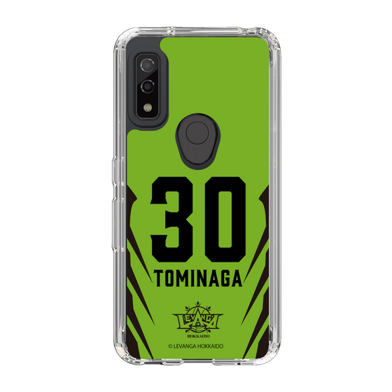 スリムプロテクションケース［ レバンガ北海道 - #30 TOMINAGA - HOME - 裏 ］