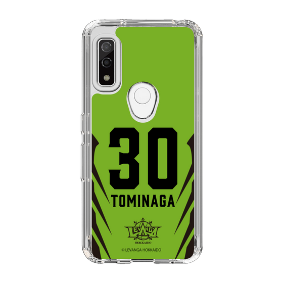 スリムプロテクションケース［ レバンガ北海道 - #30 TOMINAGA - HOME - 裏 ］