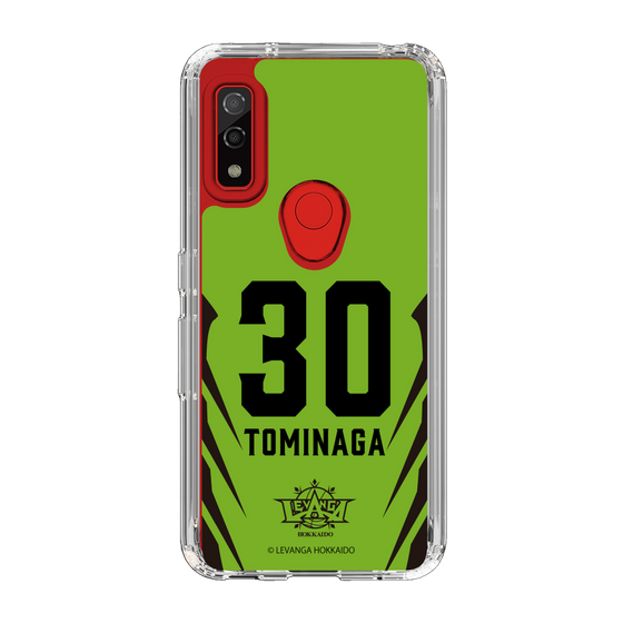 スリムプロテクションケース［ レバンガ北海道 - #30 TOMINAGA - HOME - 裏 ］