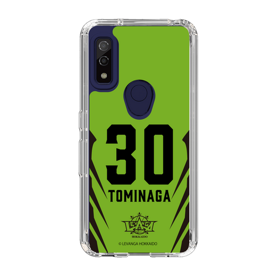 スリムプロテクションケース［ レバンガ北海道 - #30 TOMINAGA - HOME - 裏 ］
