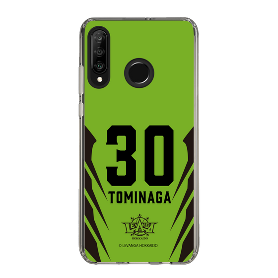 スリムプロテクションケース［ レバンガ北海道 - #30 TOMINAGA - HOME - 裏 ］