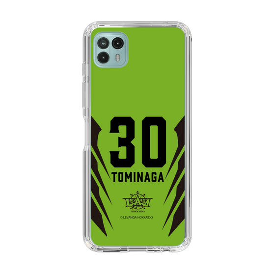 スリムプロテクションケース［ レバンガ北海道 - #30 TOMINAGA - HOME - 裏 ］