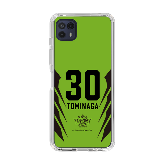 スリムプロテクションケース［ レバンガ北海道 - #30 TOMINAGA - HOME - 裏 ］