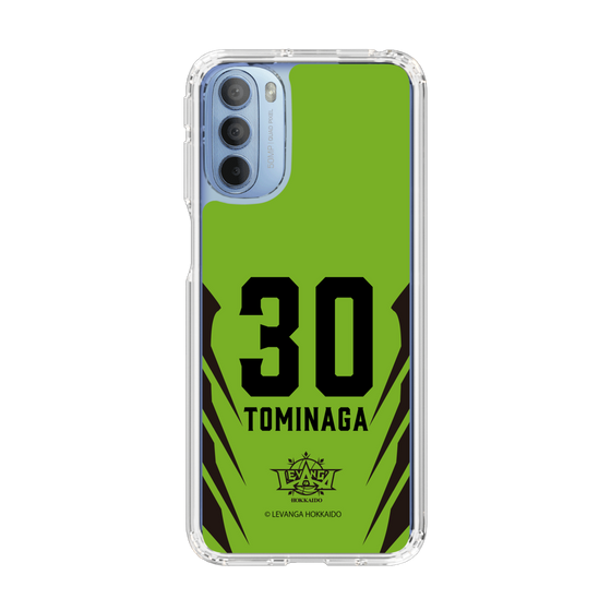 スリムプロテクションケース［ レバンガ北海道 - #30 TOMINAGA - HOME - 裏 ］