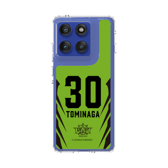 スリムプロテクションケース［ レバンガ北海道 - #30 TOMINAGA - HOME - 裏 ］