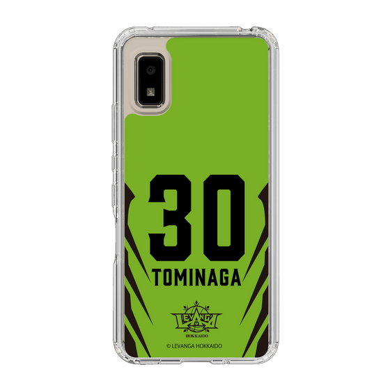 スリムプロテクションケース［ レバンガ北海道 - #30 TOMINAGA - HOME - 裏 ］