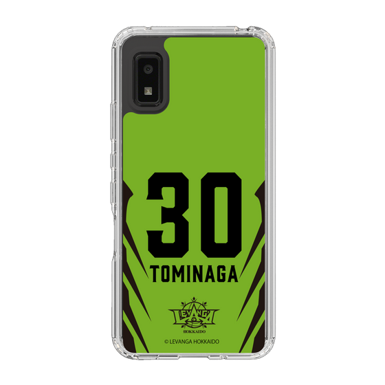 スリムプロテクションケース［ レバンガ北海道 - #30 TOMINAGA - HOME - 裏 ］