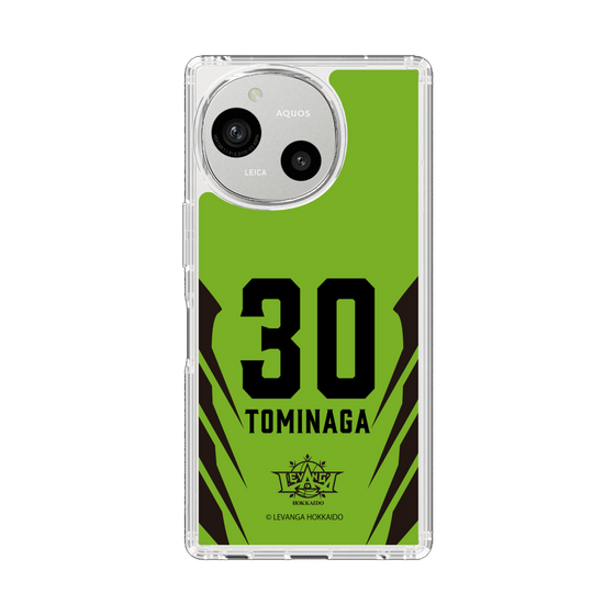 スリムプロテクションケース［ レバンガ北海道 - #30 TOMINAGA - HOME - 裏 ］
