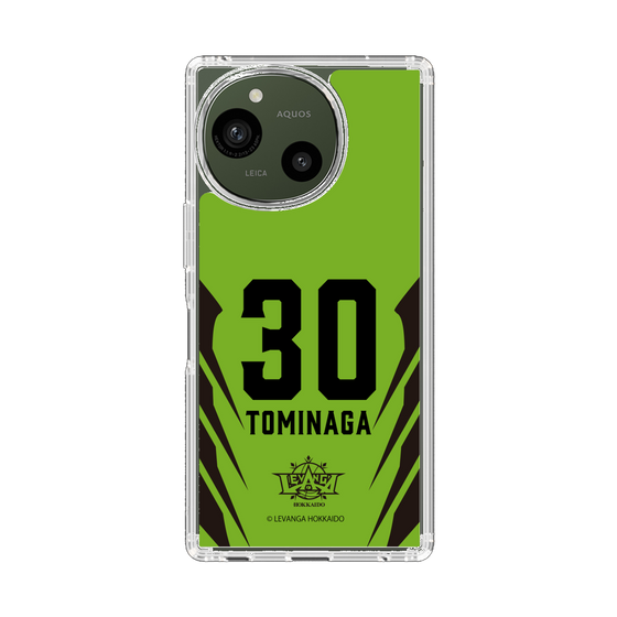 スリムプロテクションケース［ レバンガ北海道 - #30 TOMINAGA - HOME - 裏 ］