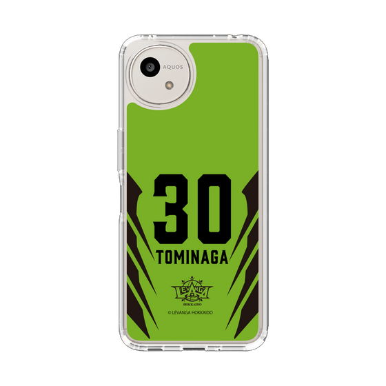 スリムプロテクションケース［ レバンガ北海道 - #30 TOMINAGA - HOME - 裏 ］