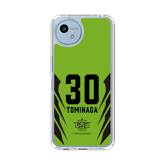 スリムプロテクションケース［ レバンガ北海道 - #30 TOMINAGA - HOME - 裏 ］