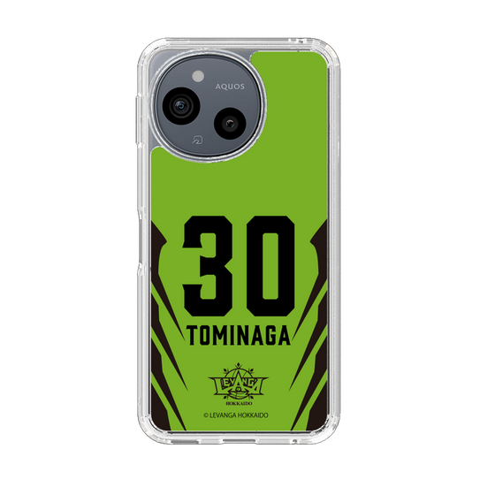 スリムプロテクションケース［ レバンガ北海道 - #30 TOMINAGA - HOME - 裏 ］