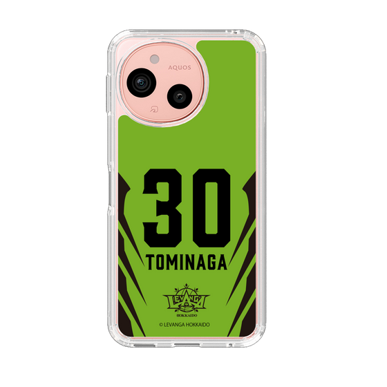 スリムプロテクションケース［ レバンガ北海道 - #30 TOMINAGA - HOME - 裏 ］