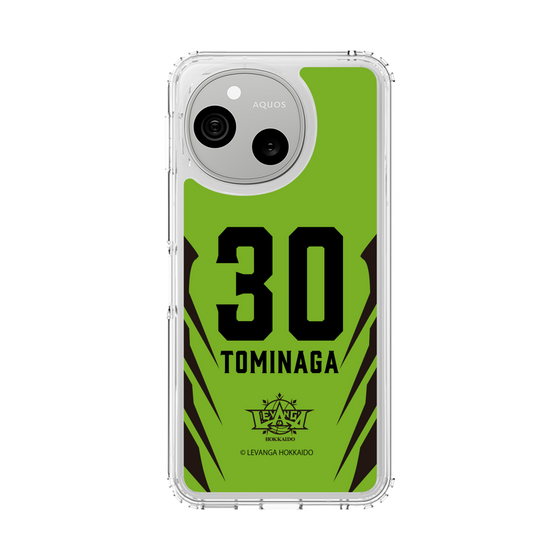 スリムプロテクションケース［ レバンガ北海道 - #30 TOMINAGA - HOME - 裏 ］