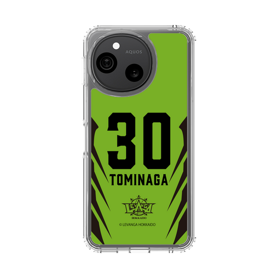 スリムプロテクションケース［ レバンガ北海道 - #30 TOMINAGA - HOME - 裏 ］