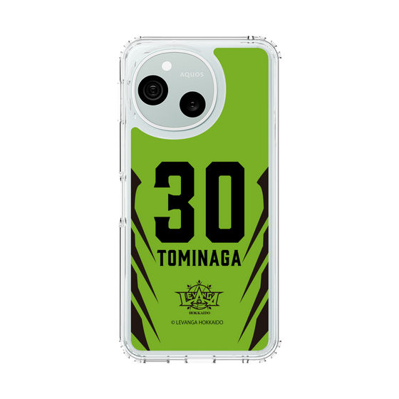 スリムプロテクションケース［ レバンガ北海道 - #30 TOMINAGA - HOME - 裏 ］