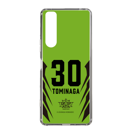 スリムプロテクションケース［ レバンガ北海道 - #30 TOMINAGA - HOME - 裏 ］