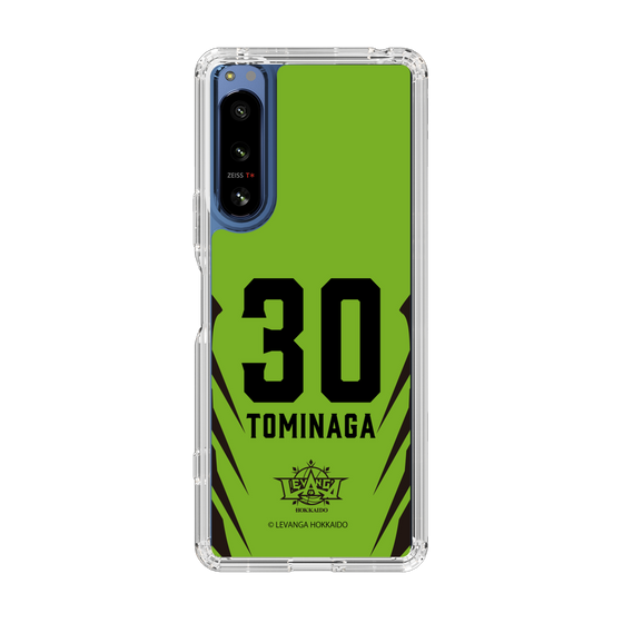 スリムプロテクションケース［ レバンガ北海道 - #30 TOMINAGA - HOME - 裏 ］