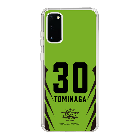 スリムプロテクションケース［ レバンガ北海道 - #30 TOMINAGA - HOME - 裏 ］