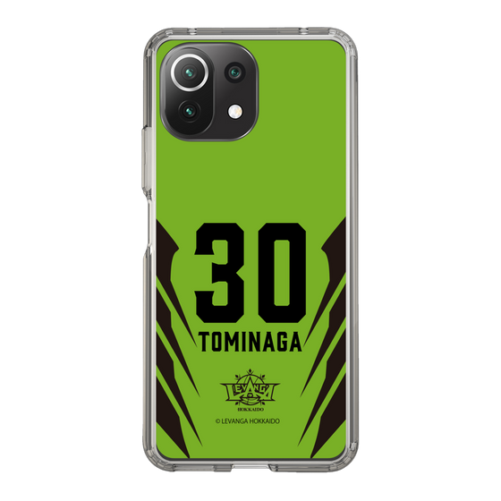 スリムプロテクションケース［ レバンガ北海道 - #30 TOMINAGA - HOME - 裏 ］