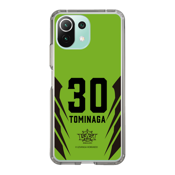 スリムプロテクションケース［ レバンガ北海道 - #30 TOMINAGA - HOME - 裏 ］