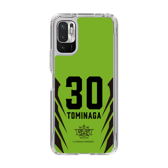 スリムプロテクションケース［ レバンガ北海道 - #30 TOMINAGA - HOME - 裏 ］