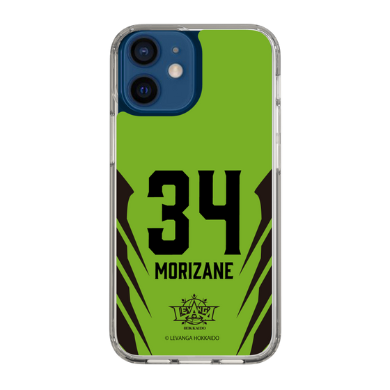 スリムプロテクションケース［ レバンガ北海道 - #34 MORIZANE - HOME - 裏 ］