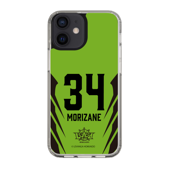 スリムプロテクションケース［ レバンガ北海道 - #34 MORIZANE - HOME - 裏 ］