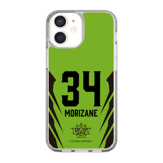 スリムプロテクションケース［ レバンガ北海道 - #34 MORIZANE - HOME - 裏 ］