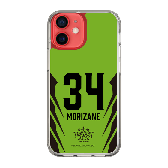 スリムプロテクションケース［ レバンガ北海道 - #34 MORIZANE - HOME - 裏 ］