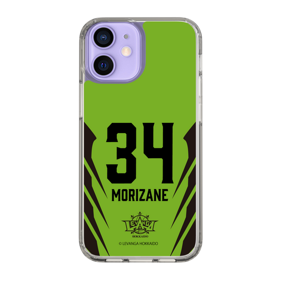 スリムプロテクションケース［ レバンガ北海道 - #34 MORIZANE - HOME - 裏 ］