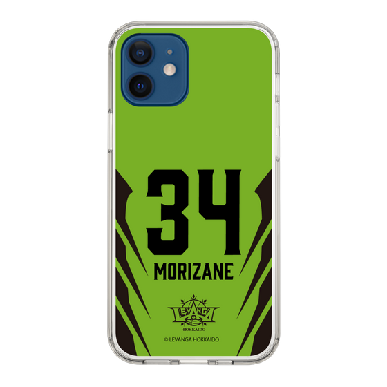 スリムプロテクションケース［ レバンガ北海道 - #34 MORIZANE - HOME - 裏 ］