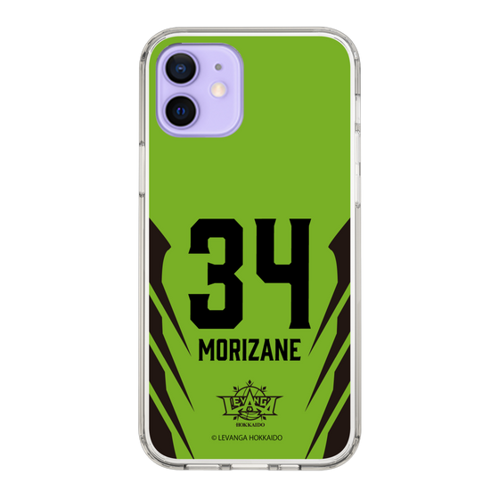 スリムプロテクションケース［ レバンガ北海道 - #34 MORIZANE - HOME - 裏 ］