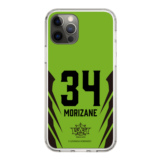 スリムプロテクションケース［ レバンガ北海道 - #34 MORIZANE - HOME - 裏 ］