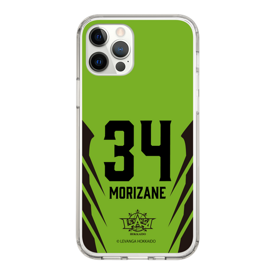 スリムプロテクションケース［ レバンガ北海道 - #34 MORIZANE - HOME - 裏 ］