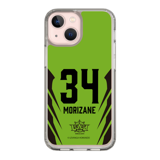 スリムプロテクションケース［ レバンガ北海道 - #34 MORIZANE - HOME - 裏 ］