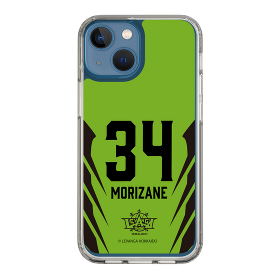 スリムプロテクションケース［ レバンガ北海道 - #34 MORIZANE - HOME - 裏 ］