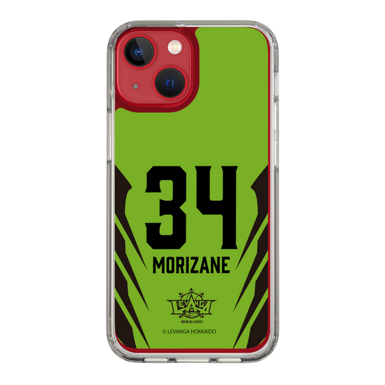 スリムプロテクションケース［ レバンガ北海道 - #34 MORIZANE - HOME - 裏 ］