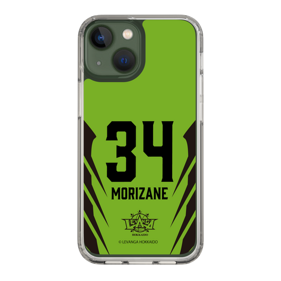 スリムプロテクションケース［ レバンガ北海道 - #34 MORIZANE - HOME - 裏 ］