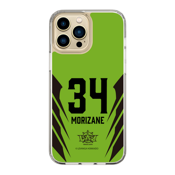 スリムプロテクションケース［ レバンガ北海道 - #34 MORIZANE - HOME - 裏 ］