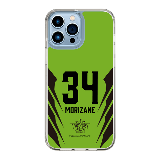 スリムプロテクションケース［ レバンガ北海道 - #34 MORIZANE - HOME - 裏 ］