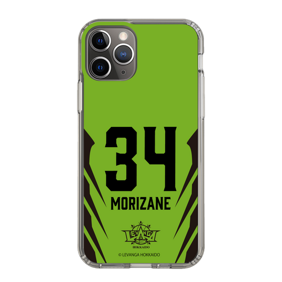 スリムプロテクションケース［ レバンガ北海道 - #34 MORIZANE - HOME - 裏 ］