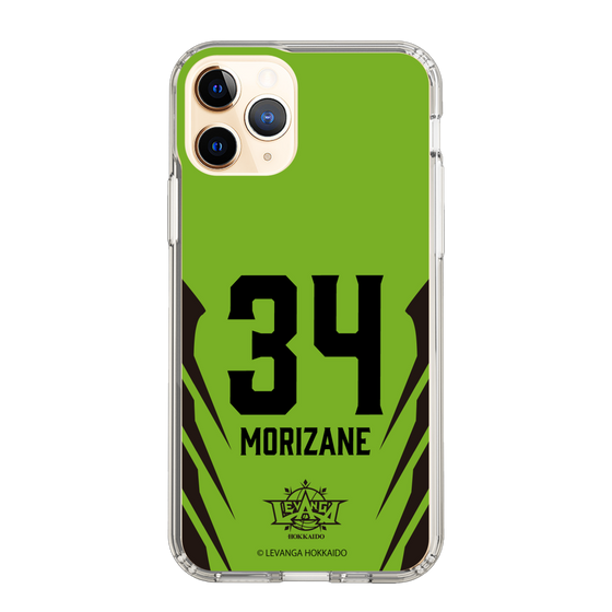 スリムプロテクションケース［ レバンガ北海道 - #34 MORIZANE - HOME - 裏 ］