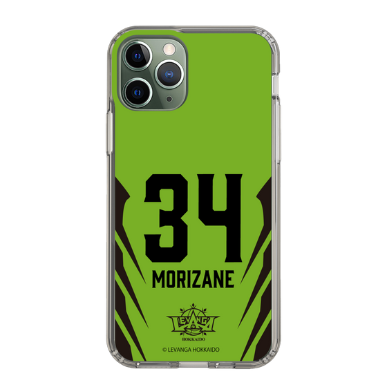 スリムプロテクションケース［ レバンガ北海道 - #34 MORIZANE - HOME - 裏 ］
