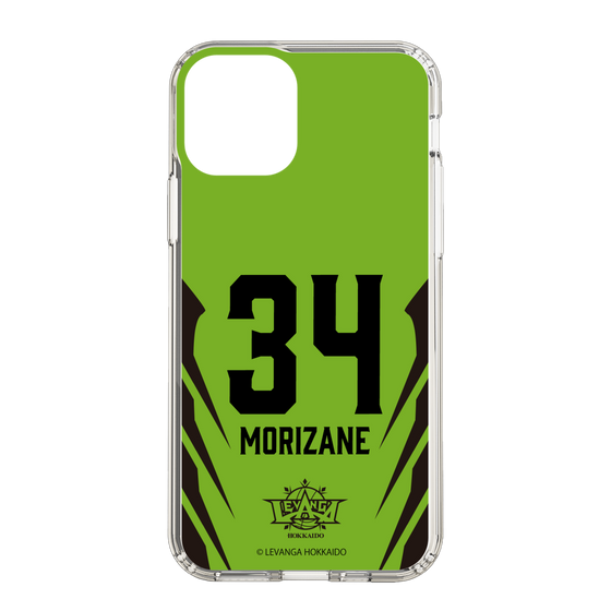 スリムプロテクションケース［ レバンガ北海道 - #34 MORIZANE - HOME - 裏 ］