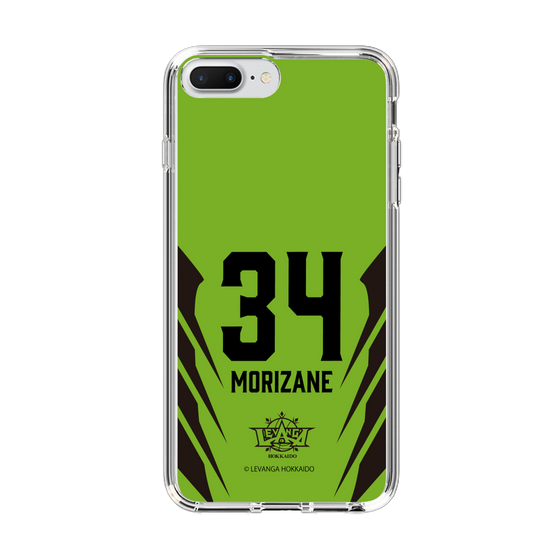 スリムプロテクションケース［ レバンガ北海道 - #34 MORIZANE - HOME - 裏 ］