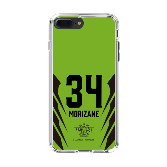 スリムプロテクションケース［ レバンガ北海道 - #34 MORIZANE - HOME - 裏 ］