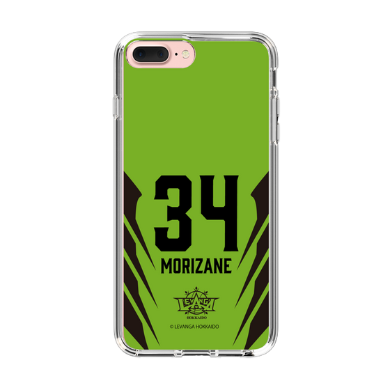 スリムプロテクションケース［ レバンガ北海道 - #34 MORIZANE - HOME - 裏 ］