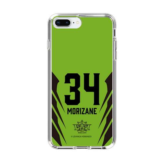 スリムプロテクションケース［ レバンガ北海道 - #34 MORIZANE - HOME - 裏 ］