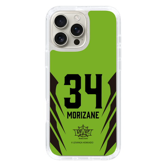 スリムプロテクションケース［ レバンガ北海道 - #34 MORIZANE - HOME - 裏 ］